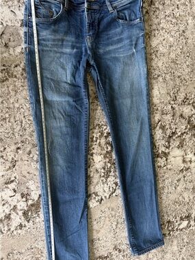 Armani Jeans Men's Skinny Denim in Faded Blue